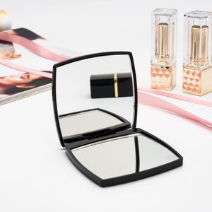 Mini Mirror square Shape Girl Mini Double Sides Portable Mirror
