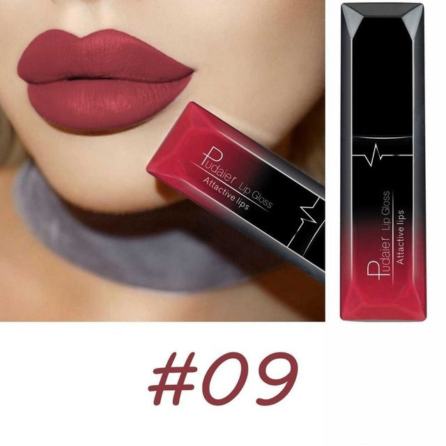 Waterproof Nude Velvet Glossy Lip Gloss Lipstick