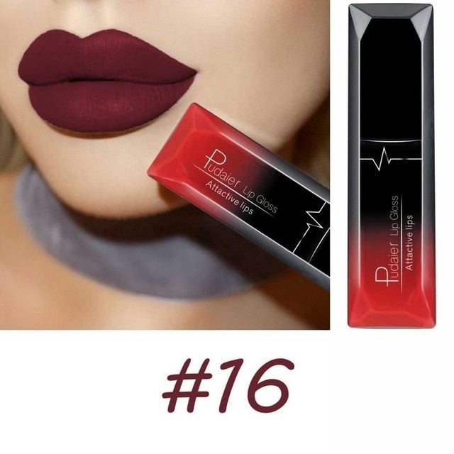 Waterproof Nude Velvet Glossy Lip Gloss Lipstick