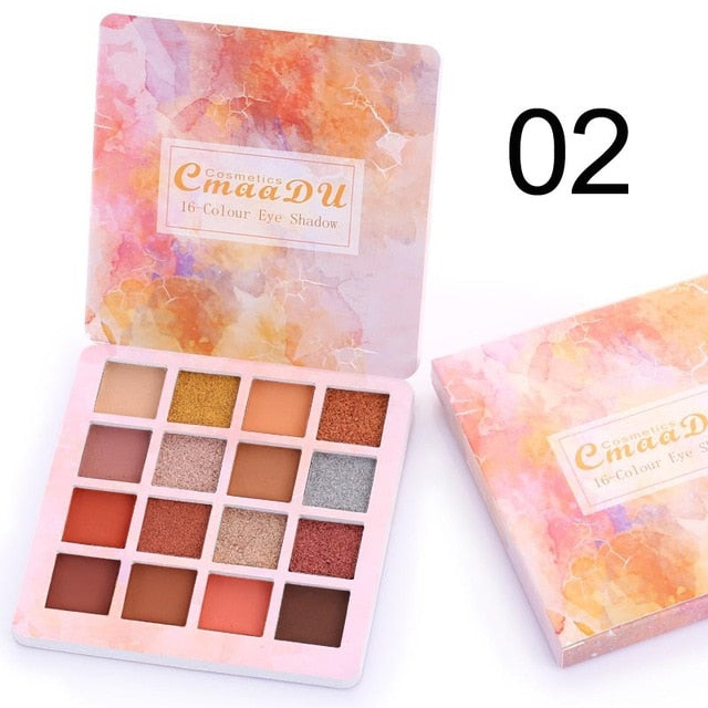 16-Colors Glitter  Eye Shadow