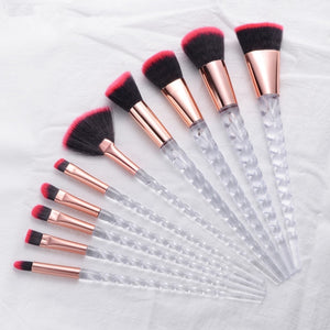 10pcs Unicorn Makeup Brushes Set