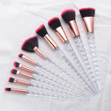 10pcs Unicorn Makeup Brushes Set